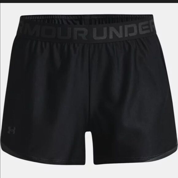 Under Armor Women's UA Play Up 2.0 Shorts Blk Large NWT in packaging - Picture 4 of 9